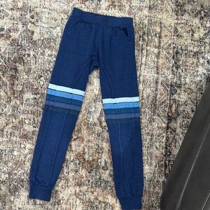 Aviator Nation Kids Navy and Sky Blue Joggers